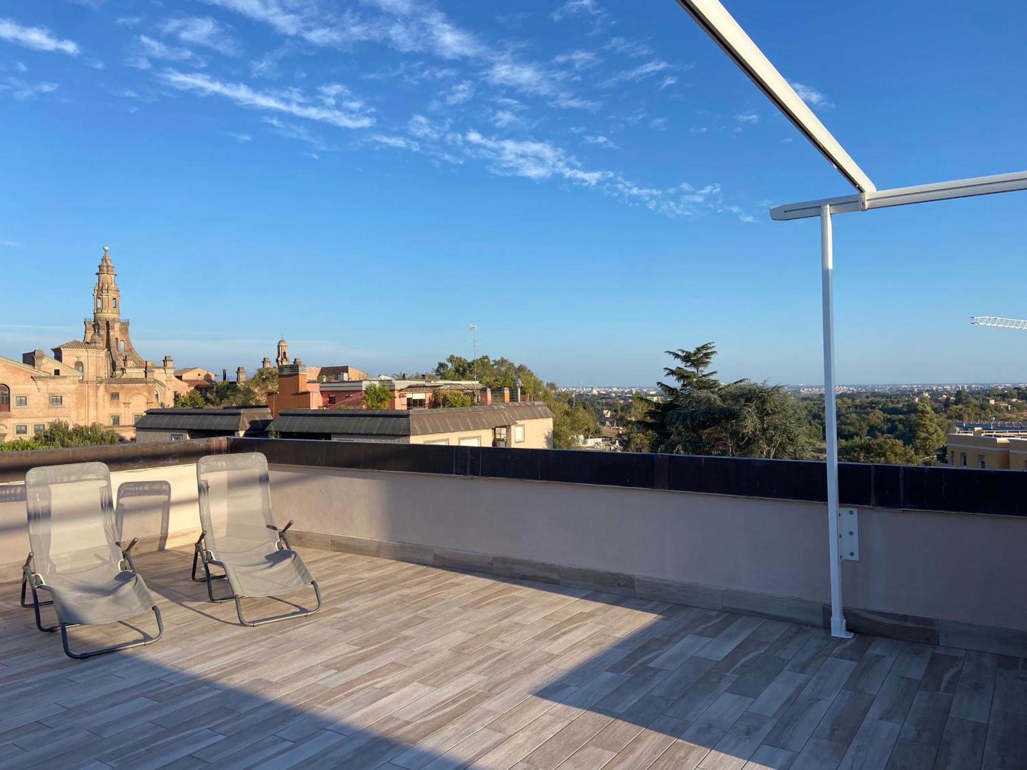 דירות Attico Panoramico Luxury Roma מראה חיצוני תמונה