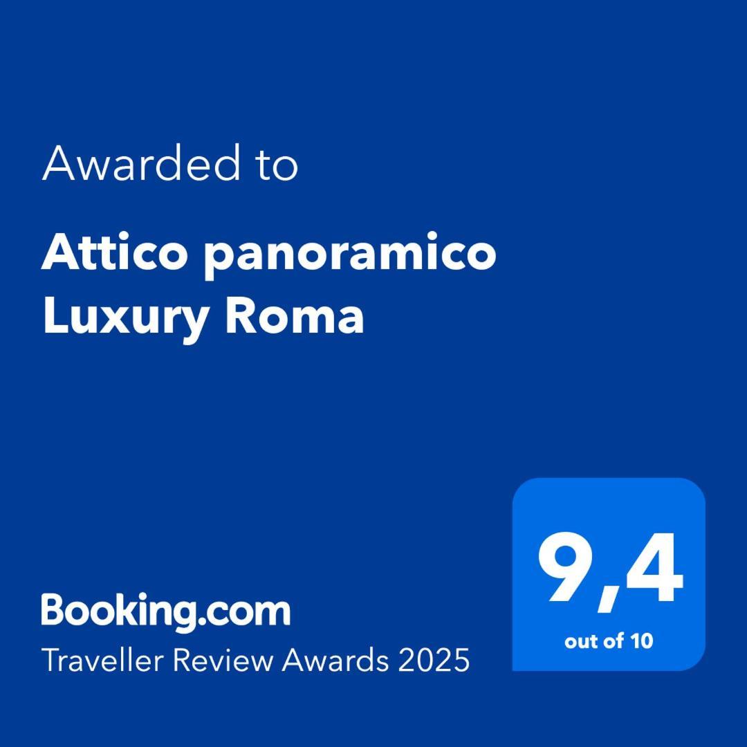 דירות Attico Panoramico Luxury Roma מראה חיצוני תמונה